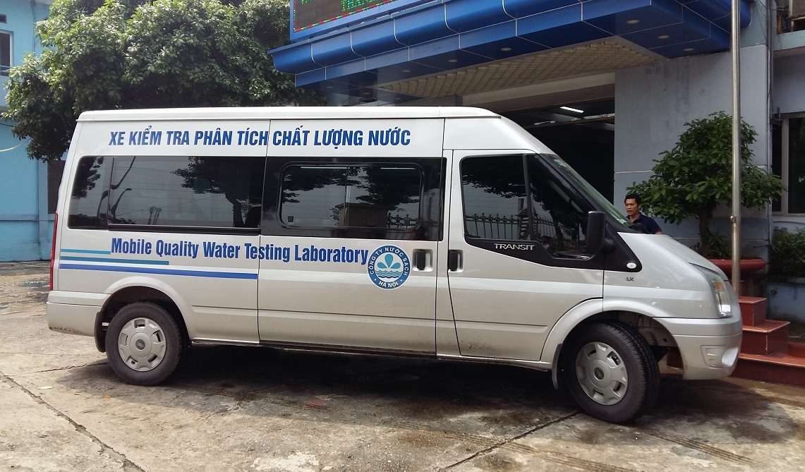 Xe ô tô kiểm tra phân tích chất lượng nước, chất lượng môi trường